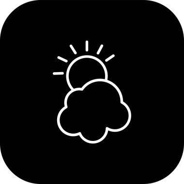 Bulut simgesi soyut arkaplan grubunda izole edildi