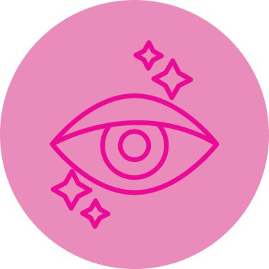 Göz simgesi vektör illüstrasyonu