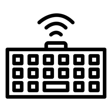 Moda biçimi izole edilmiş arkaplanda wifi simgesi