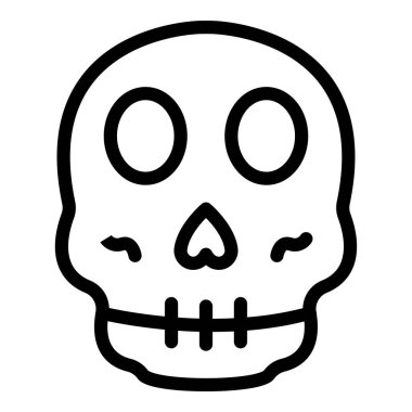 İnsan Kafatası. Basit tasarım