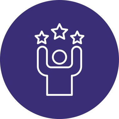 yıldız simgesi vektör illüstrasyonu