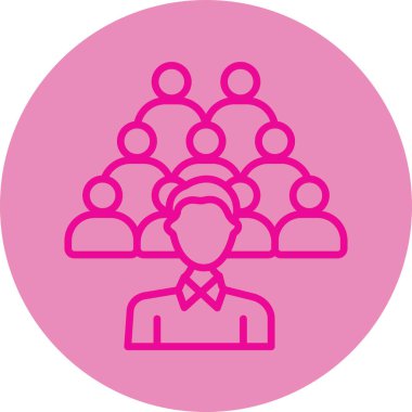 İnsan simgesinin vektör illüstrasyonu