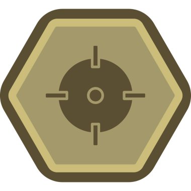 Teçhizat Web simgesi basit illüstrasyon