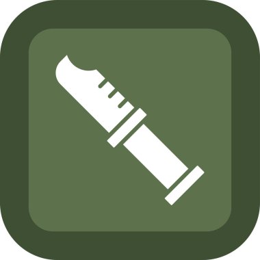 Bıçak ağ simgesi, vektör illüstrasyonu