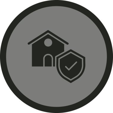 Ev simgesi vektör illüstrasyonu