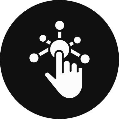 Palmiye tutan insanların vektör simgesi