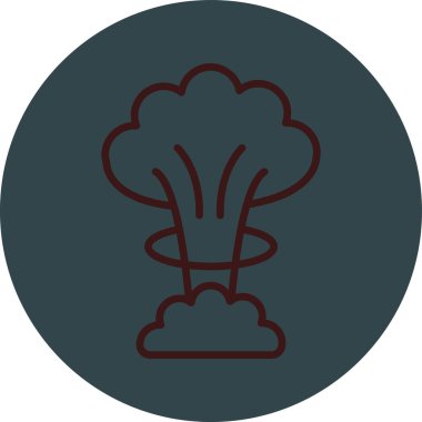 Ateş simgesi, vektör çizimi