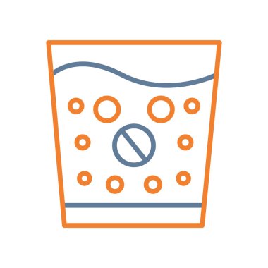 Kokteyl içecek ikonu vektör illüstrasyon tasarımı