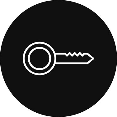 Kolayca değiştirebilen ya da düzenleyebilen anahtar vektör simgesi