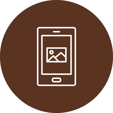 cep telefonu vektör simgesi