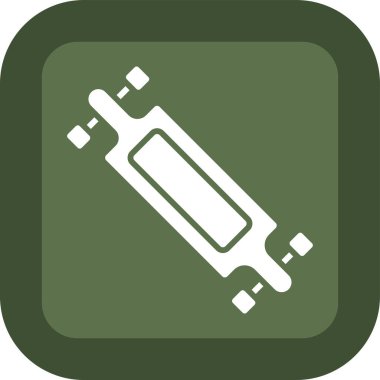 askeri vektör simgesi modern illüstrasyon