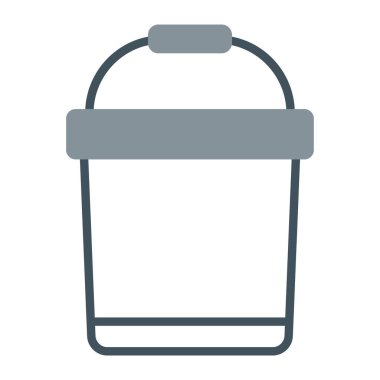 kova web simgesi, vektör çizim