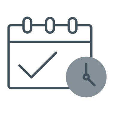 Kontrol listesi simgesi vektör illüstrasyonu