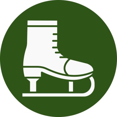 Yeşil çizme simgesinin vektör çizimi