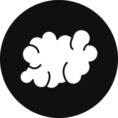 Modern b 'nin vektör illüstrasyonu beynin ikonundan yoksun