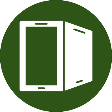 Akıllı telefon. Web simgesi basit illüstrasyon