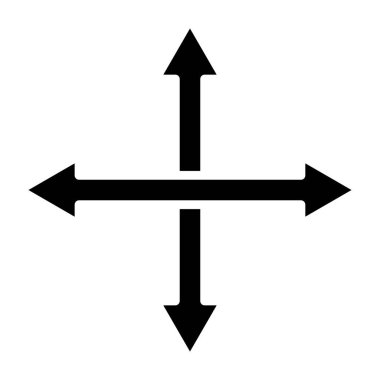 ok simgesi vektör illüstrasyonu