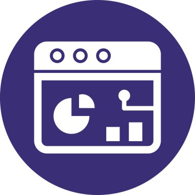 seo modern simgesinin vektör illüstrasyonu