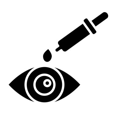 Göz simgesi, vektör illüstrasyonu