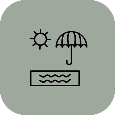 Modern simgenin vektör illüstrasyonu