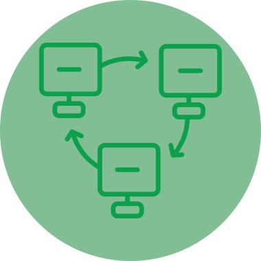 seo modern simgesinin vektör illüstrasyonu