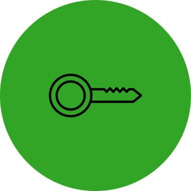 Anahtar simgesi vektör illüstrasyonu