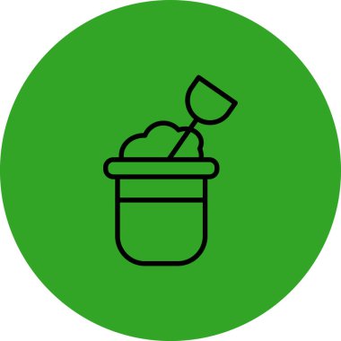 Bir fincan kahvenin vektör çizimi