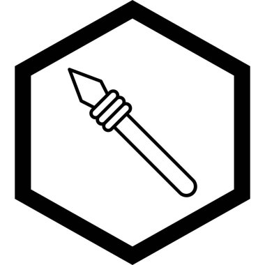 Bir kalemin vektör illüstrasyonu