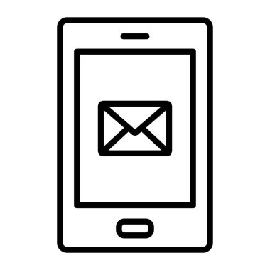 akıllı telefon e- posta simgesi