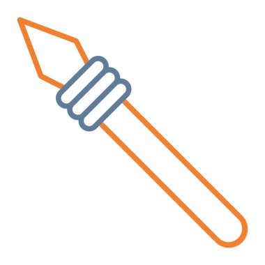 Fırça simgesi vektör illüstrasyonu