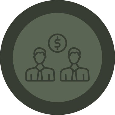 İnsan simgesinin vektör illüstrasyonu