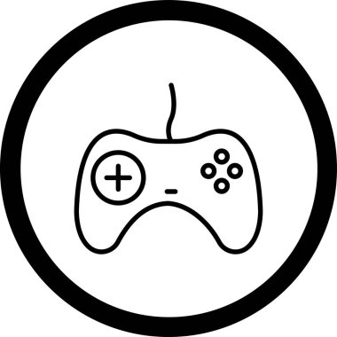 Oyun kolu. Web simgesi basit illüstrasyon