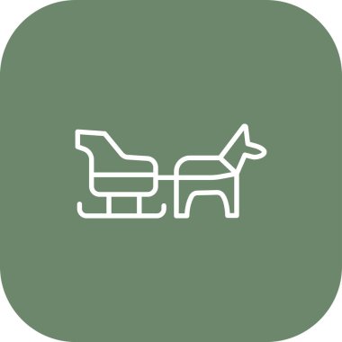 köpek simgesi vektör illüstrasyonu