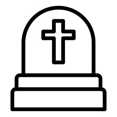 Haç. Web simgesi basit tasarım