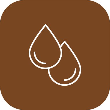 vektör su damla ico