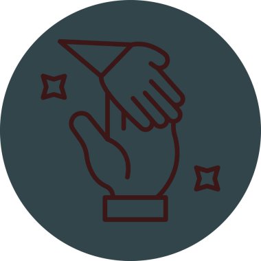 Bir kupa simgesinin vektör illüstrasyonu