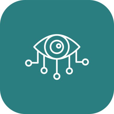 Tasarımda vektör çizgisi modern simgenin çizimi