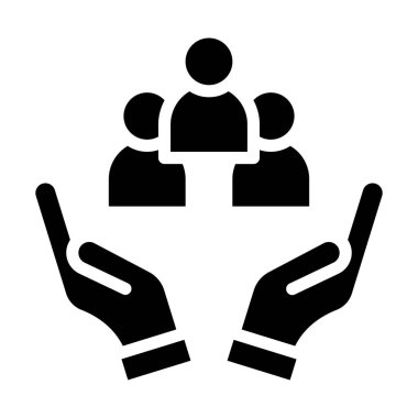 İnsan simgesinin vektör illüstrasyonu