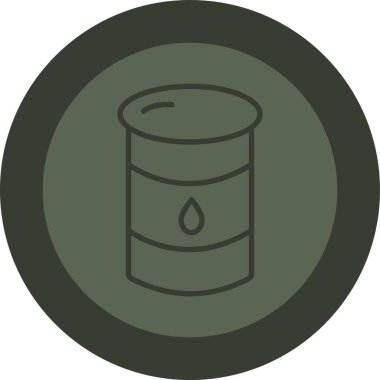 Fıçı. Web simgesi basit illüstrasyon