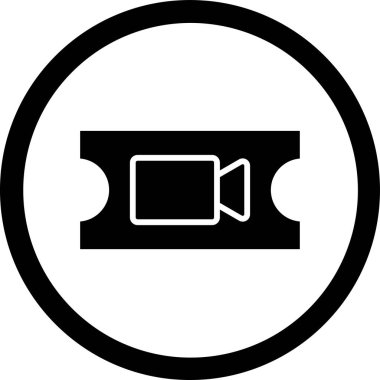 kamera simgesi vektör illüstrasyonu