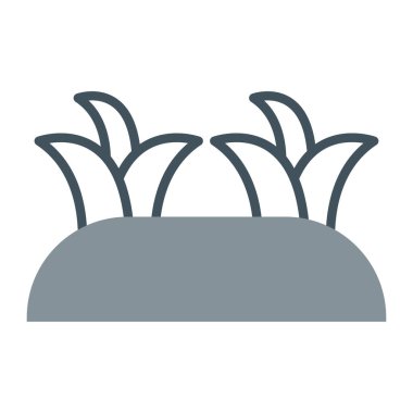 vektör, bitki, çiçek, bahçe simgesi