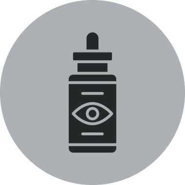 Göz simgesinin vektör illüstrasyonu