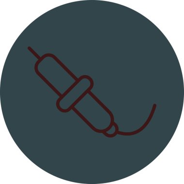 Modern b 'nin vektör illüstrasyonu halat simgesinden yoksun