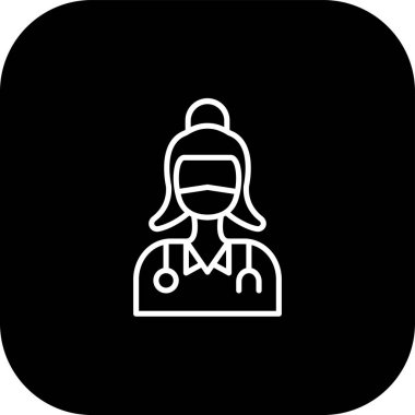 Doktor simgesi soyut arkaplanda izole edildi