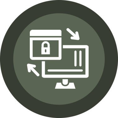 tarayıcı web simgesi basit tasarım