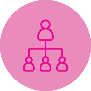 İnsanlar simgesi. Vektör çizim