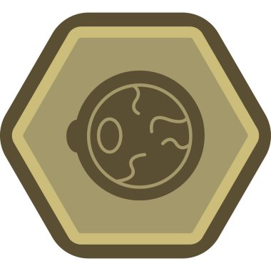 Madeni para ikonu. Web için para vektör simgelerinin basit çizimi