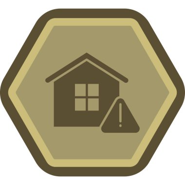 Ev ikonu. Ev vektörünün çizim tasarımı