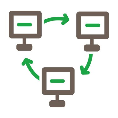 ağ paylaşım simgesi çizimi