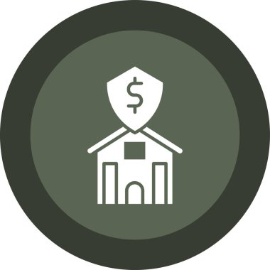 Mülk. Web simgesi basit illüstrasyon